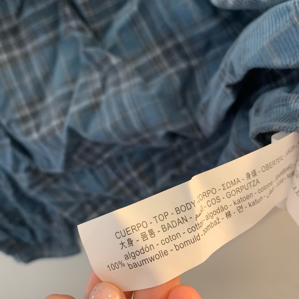 Zara Check Top - Picture 7 of 8